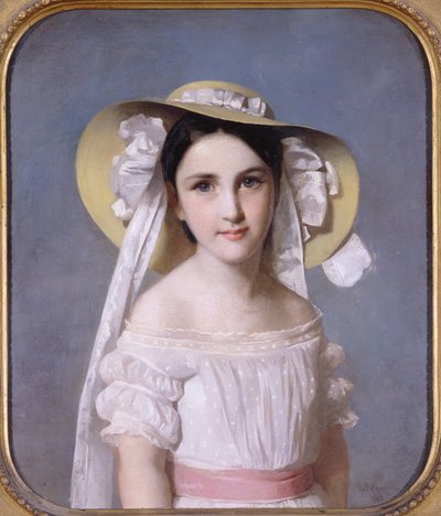 Portrait of Miss Emily Leo, 1849 by Wilhelm Auguste Rudolf Lehmann